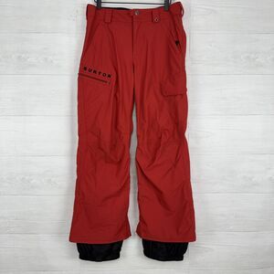 Burton DryRide Snowboards Ski Pants Unisex XS Poacher Cargo Snow Red Wintersport